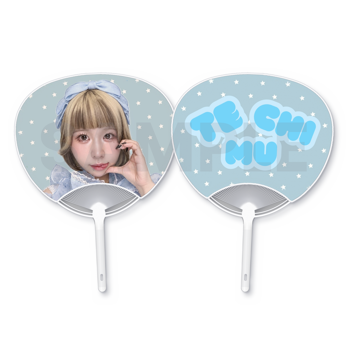 てむちオフ会☆直筆サイン入りうちわ